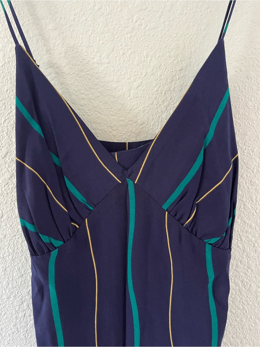 Madewell Navy Midi Slip Dress